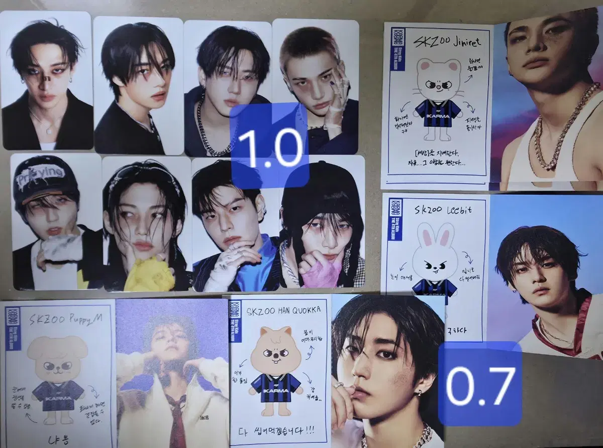 Stray Kids トレカhmv ot8 B 8枚セット Stray Kids トレカhmv ot8 B 8枚セット